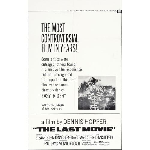 The Last Movie Art print Silk poster Home Wall Decor