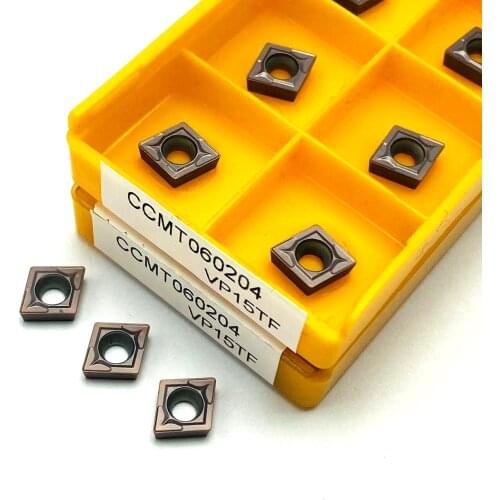 Carbide CCMT060204 VP15TF metal turning tool external turning tool CNC tool CCMT 060204 turning insert