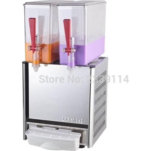 10L*2 juicer dipenser Commercial Frozen Hot Cold Drink Beverage Milk Juice Machine Fruit Cold Juicer Cold Juice Dispense