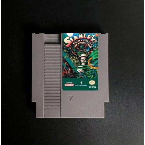 Stanley - The Search for Dr. Livingston - 72 pins 8bit Game Cartridge