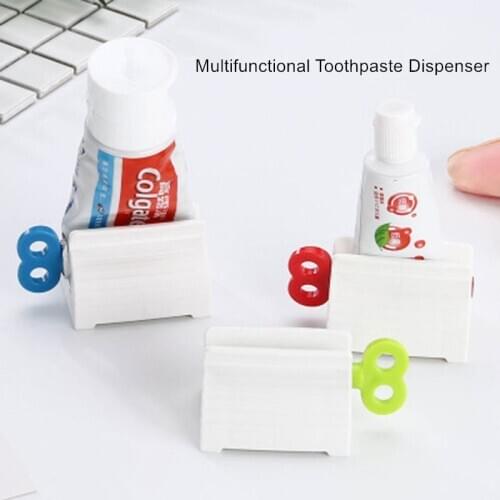 Toothpaste Device Multifunctional Toothpaste Dispenser Facial Cleanser Squeezer Clips Manual Lazy Toothpaste Tube Squeezer Press