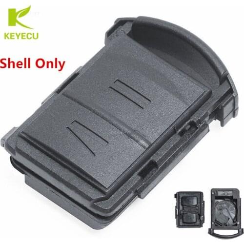 KEYECU Replacement New Remote Key Shell Case Fob 2 Button fit for Vauxhall / Opel Agila Tigra Corsa C Meriva