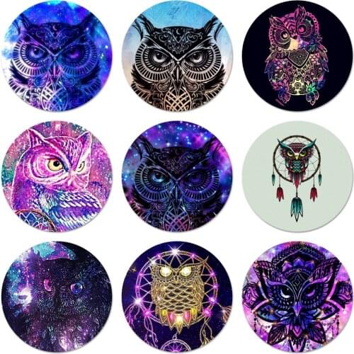 Owl and Dream Catcher Splendid Icons Pins Badge Decoration Brooches Metal Badges For Backpack Decoration