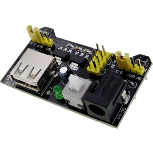 10pcs Breadboard Power Supply Module 3.3V 5V MB102 Solderless Bread Board