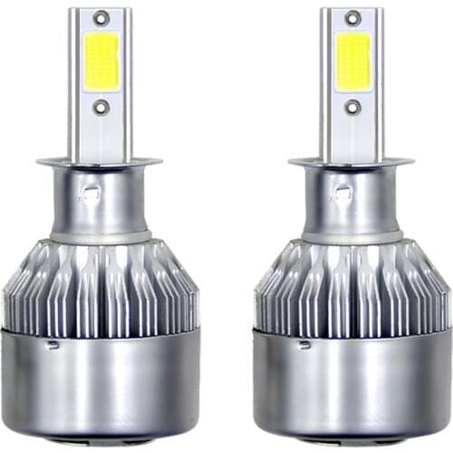 2PCS H1 H3 Led Headlight Bulbs Hh4 LED Car Lights C6 H4 880 H11 HB3 9005 h7 9006 H13 6000K 72W 12V 8000LM Auto Headlamps S2