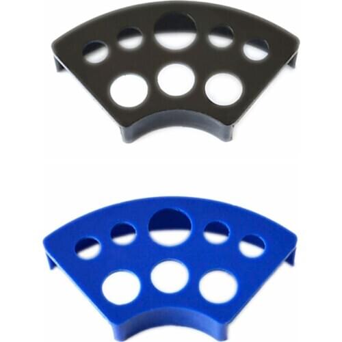 2Color Plastic 8 Cap Holes Tattoo Cup Holder Professional Ink Pigment Cup Bracket Trailer Supplies Tattoo Tool