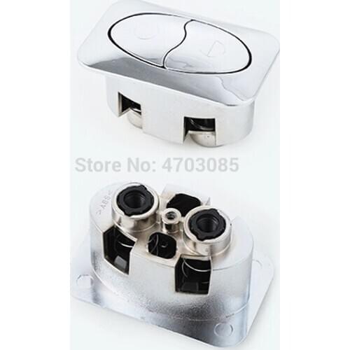 72X45mm Square toilet dual push button,ABS plastic double push button,Toilet water tank flush switch push button accessories