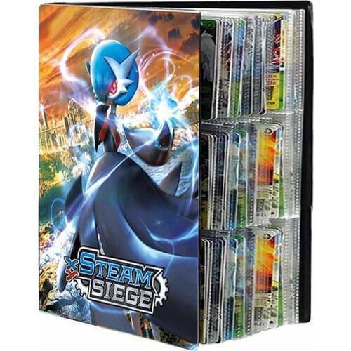 432Pcs Pokemon Cards Album Book Cartoon Map VMAX GX Game Card Holder Binder Collection Loaded List Protection Folder Kids Gift
