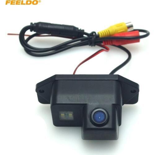 FEELDO Car CCD Rear View Camera with LED For Mitsubishi Lancer Wing God 2012-2014 Backup Parking Camera #HQ6017