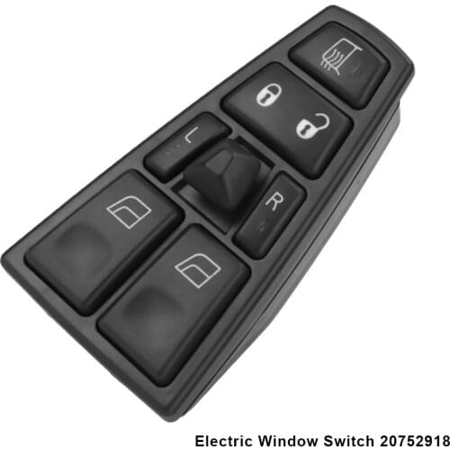Car Accessories 20752918 205688857 21543897 21354601 20452017 For VOLVO FH12 FM12 FM9 FH FM VNL Electric Window Switch