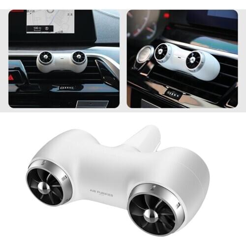 Premium Car Air Purifier, Silent Air Cleaner Removes Pollen, Dust, Smoke, PM2.5 Odor Remover