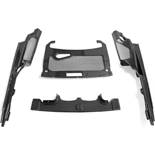 Car-styling For Lamborghini Gallardo LP570 2011 Carbon Fiber Engine Cover Kit Replacement Glossy Finish Inner Drift Part Set