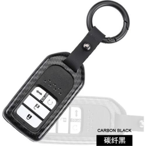 Alloy Car Remote Key Case Fob Cover Car Keychain For Honda Civic 2017 Accord Fit CRV CR-V XRV Crosstour HRV JAZZ key hoder