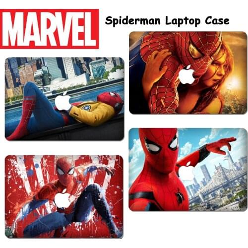 Marvel Spiderman Laptop Case for Macbook Air Pro 13 14 15.6 Laptop Notebook Shell For Air Pro Retina11 12in Protective Cover