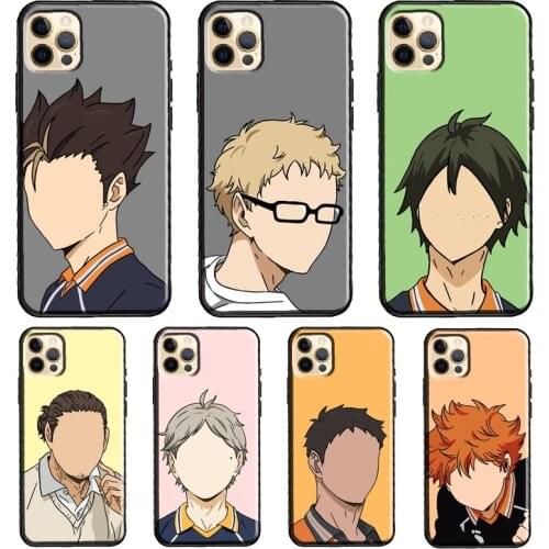 Haikyuu Karasuno Volleyball Anime Silicone Case For iPhone XR X XS MAX SE 2020 6S 7 8 Plus 12 Mini 11 Pro Max Shell Cover