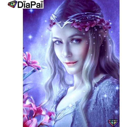 DIAPAI 5D DIY Diamond Painting 100% Full Square/Round Drill "Flower beauty" Diamond Embroidery Cross Stitch 3D Decor A23249