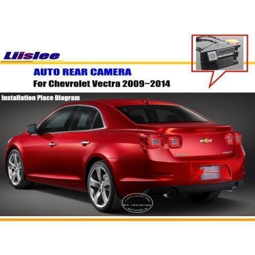 Car Rearview Camera For Chevrolet Vectra 2009-014 RearView Parking CAM HD CCD RCA PAL License Plate Light