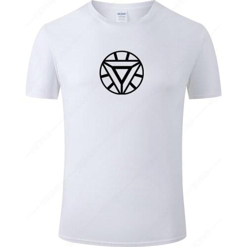 Summer Cotton Mens T-shirt Iron Man Print T Shirt Men Unisex New Fashion Short Sleeves Cool Tshirt Funny Top Tee Clothing J69