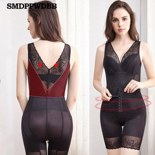 Full Body Shapewear Tummy Control Waist Trainer Corset Women Binders and Shapers Thigh Trimmer Butt Lifter Slimming Underwear
