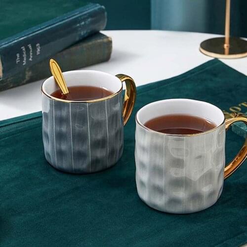 Mug ins household ceramic cup drinking cup large-capacity high-quality high-value female office coffee cup