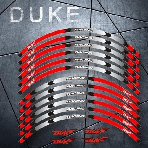 Hot sell Motorcycle Rim stripes Decals 17inch Wheel Sticker Reflective Tape For KTM DUKE 200 390 690 990 Reflective sticker