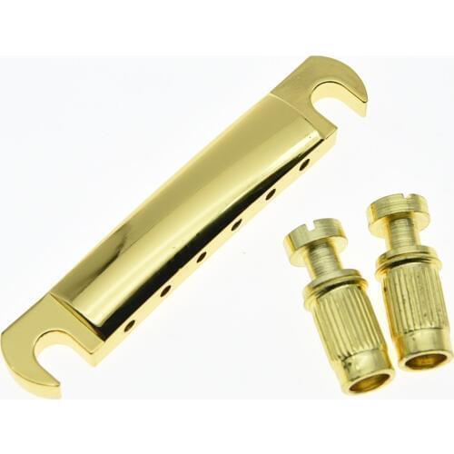 LP Guitar Tune-o-Matic Tailpiece Stop Bar Fits LP SG Gold