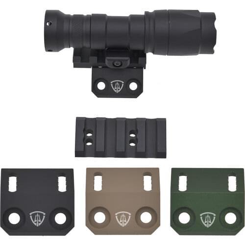 Surefire M600 M300 Lights ARISAKA M-lok 45 Degree offset Mount for Gel Blaster Airsoft AEG Toy Gun BCM MK4 MK8 MK16 SMR SLR Rail