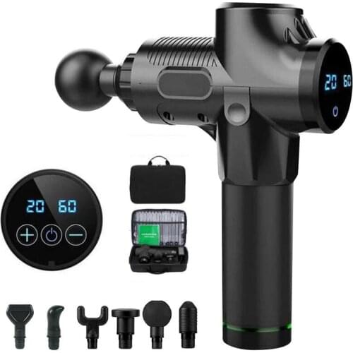 Fascial Gun Hand Held Deep Tissue Muscle Relief Portable Cordless Percussion Vibration Fascia Massager Device