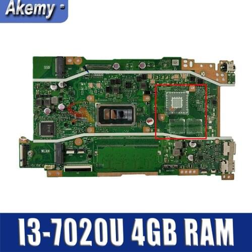 X409UA notebook mainboard For ASUS X409 X409U X409UJ X409UA laptop motherboard mainboard W/I3-7020U 4GB RAM GM tested full 100