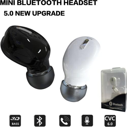 New Wireless Bluetooth 5.0 Earphone Mini In-Ear Sports Earbuds With Microphone Headset Stereo Handsfree Earphones For All Phones