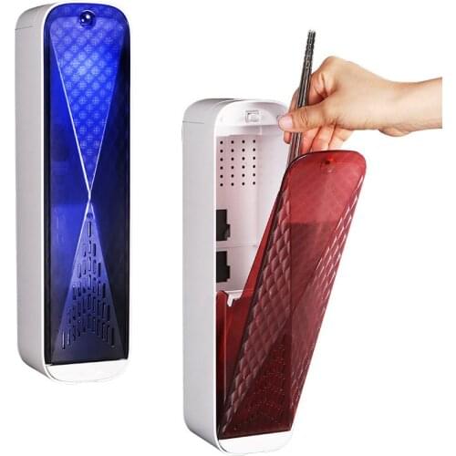 Cutlery Storage Tray Knife Holder Cutlery Storage Box Spoon Fork Storage Box Plastic Container Automatic Sterilization