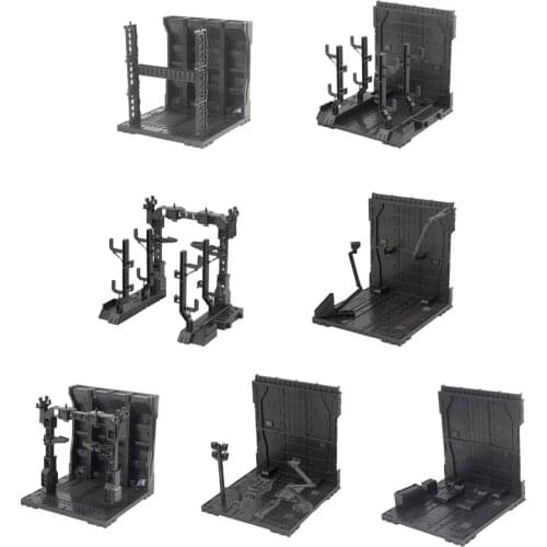 Garage Frontline Base Scene Model Base Scene Model Toy Storage Garage Black