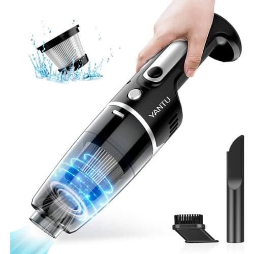 Handheld Vacuum Cordless Powerful Cyclone Suction Portable Rechargeable Vacuum Cleaner V01S Quick Charge for Car Home Pet Hair