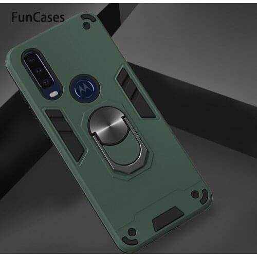 Luxury Silicone Magnetic Car Holder Soft Silicone Case For Moto P40 Power Portable Mobilephone Cases Moto carcaso P40 Power