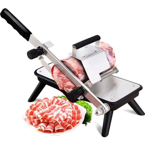 Manual beef slicer home planing meat machine small cut frozen meat machine vegetable slicer three color optional c