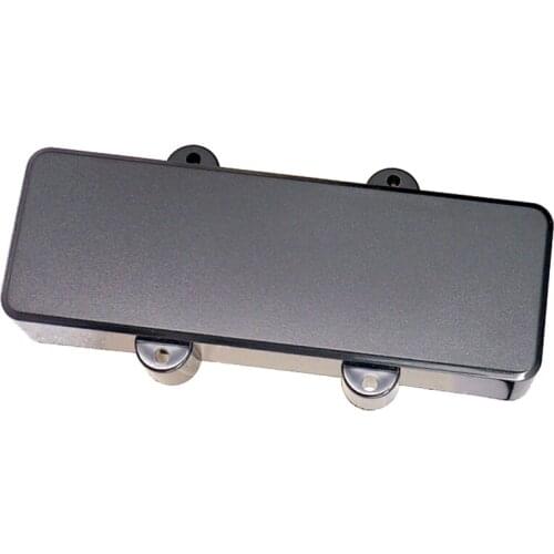 Tppyful 2 Pieces No Hole Closed 5 String Pickup Covers Lids for Electric Bass Replacement Parts