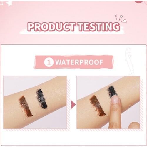 Slim Curling Mascara Waterproof Sweatproof Slender brush head not Easy to Take off Long and Plump Eyelash Eye Makeup NE