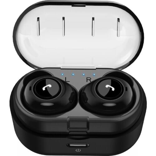 TWS Bluetooth Earbuds Wireless Earphones Built in Microphone waterproof mini stereo earpiece with Mic charging case