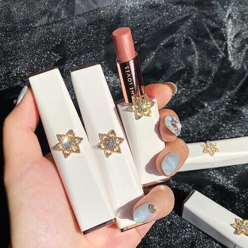 Shimmer Nude Matte Lipstick Sexy Lip Makeup Velvet Lip Stick Waterproof Long Lasting Lipstick Cosmetic Lip Gloss