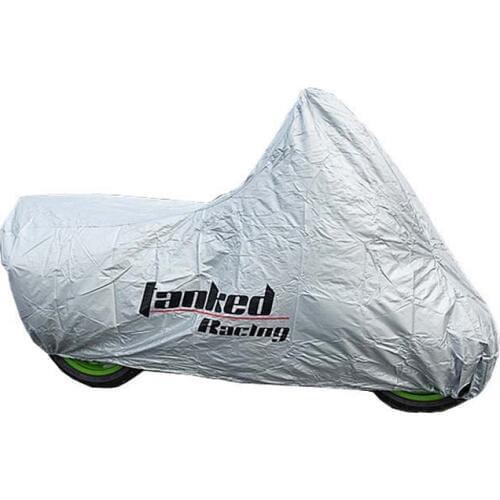 Silver coated high-strength anti-UV motorcycle clothing. Dustproof sunscreen with anti-theft lock hole motocross cover