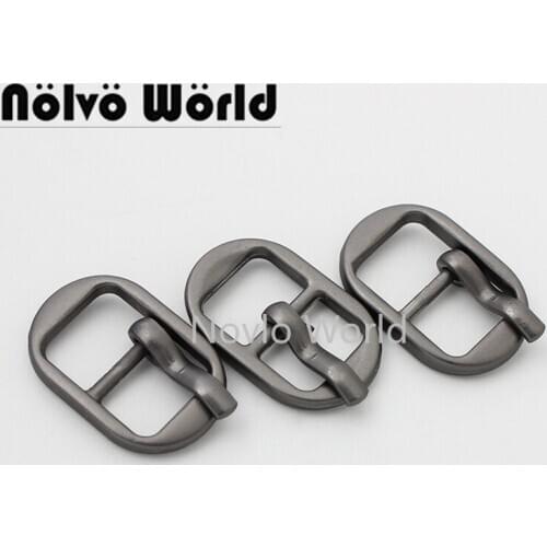 10-50 pieces Matte gun 10mm 3/8" metal turn buckle backpacks belt adjusted buckle small pin buckles for bag strap adjusted