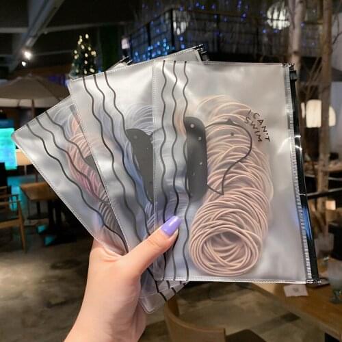 100Pcs/Bag Classic Versatile Rubber Bands Hair Rope Women Kids Elastic Hair Bands Girls Hair Ring Ponytail Hair Accessories