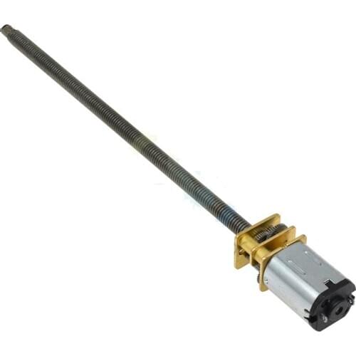 2PCS N20 M4*100mm Great Screw Gear Motor Micro Thread Motor DIY Miniature DC Motor With 100mm Length Shaft