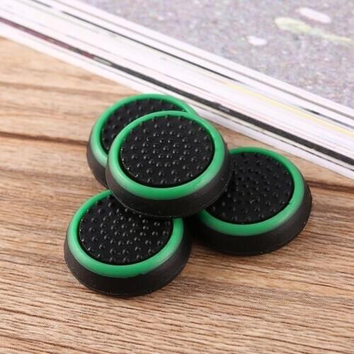 4Pcs/lot Silicone Thumb Stick Grip Caps For PS4 For Xbox one Game Controllers Button Protector Protective Cover Gamepad Keycap