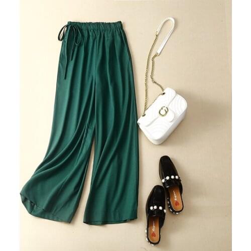 New summer Women pants leisure cotton and linen ankle length loose wide-legged bondage leisure office ladies trousers straight