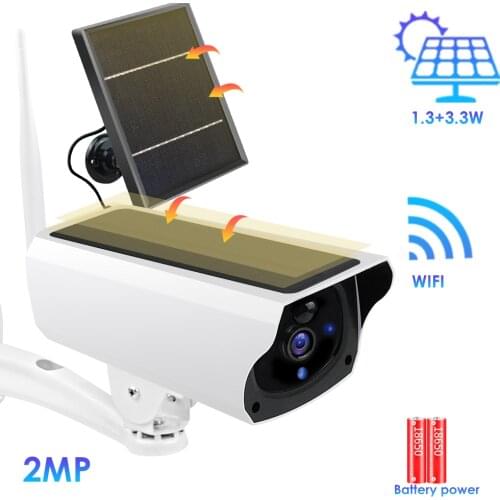 Solar IP Camera 1080P wifi Surveillance cameras Battery CCTV Outdoor Camera Security Mini Monitor Home Use Waterproof Camera