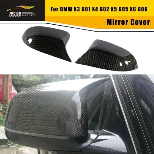 For BMW X3 G01 X4 G02 X5 G05 X6 G06 X7 G07 Mirror Cover Replace Carbon 2019UP