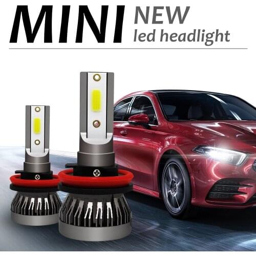 LSlight Car Headlight Bulb LED H7 H4 H11 H1 H8 H9 9005 9006 HB2 HB3 HB4 12V 55W 6000K Turbo Led Lamp Lights Auto Headlights Kit