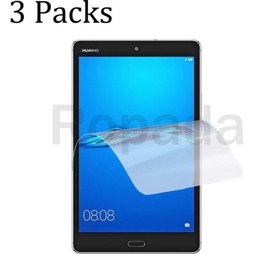 3 Packs soft PET screen protector for Huawei mediapad M3 lite 8.0 protective tablet film