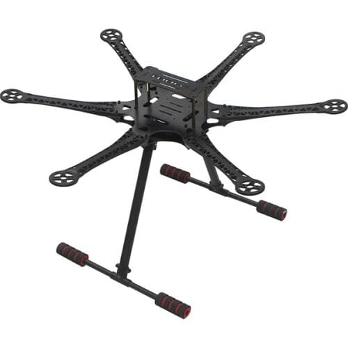 Feichao 550 Hexa Frame Kit with Landing Gear Compatible with 9-10inch Propellers For DIY RC Multicopter Heli Multi-Rotor Parts